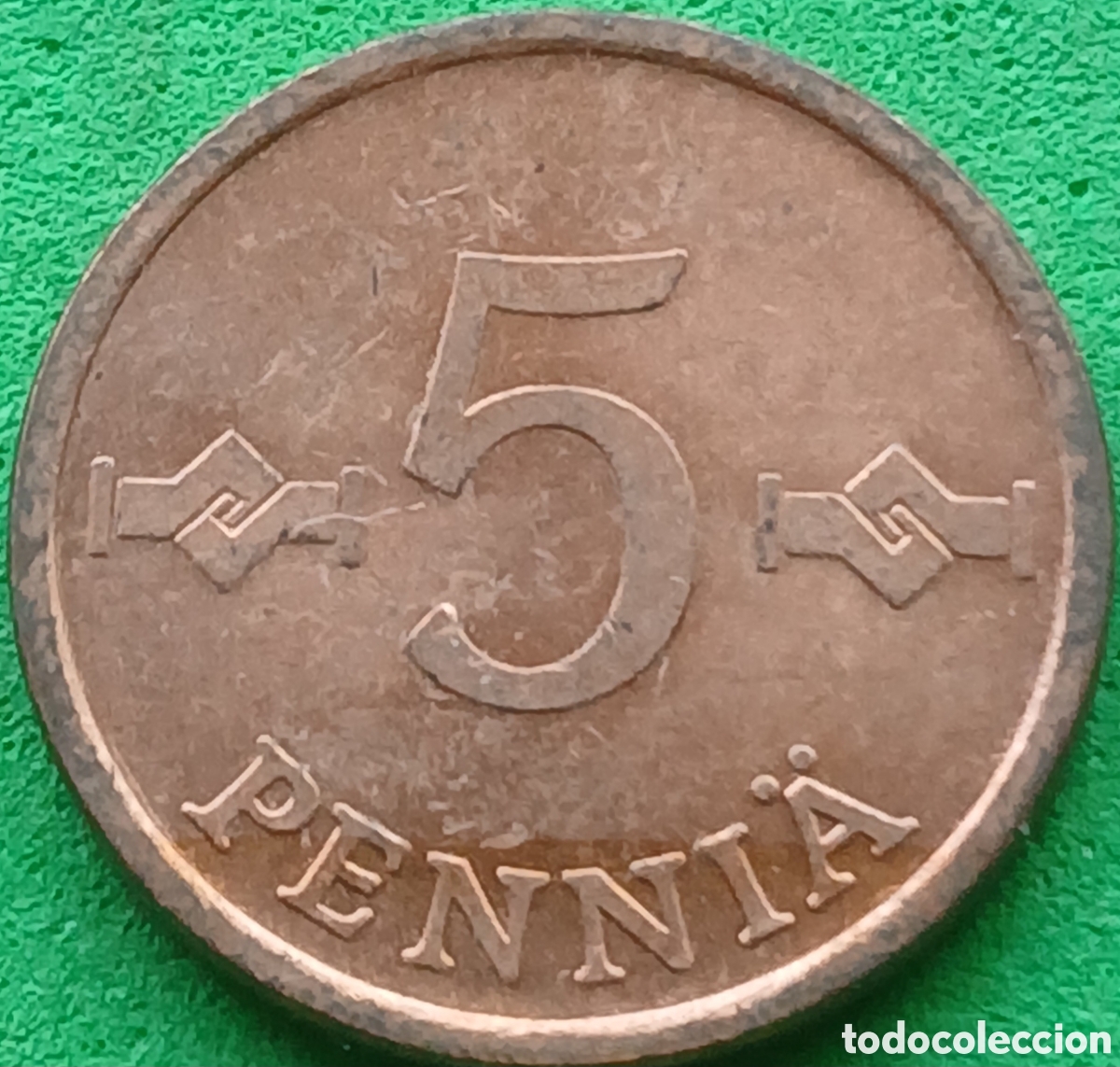 Monedas antiguas de Europa: Finlandia 5 pennia 1968 km#45