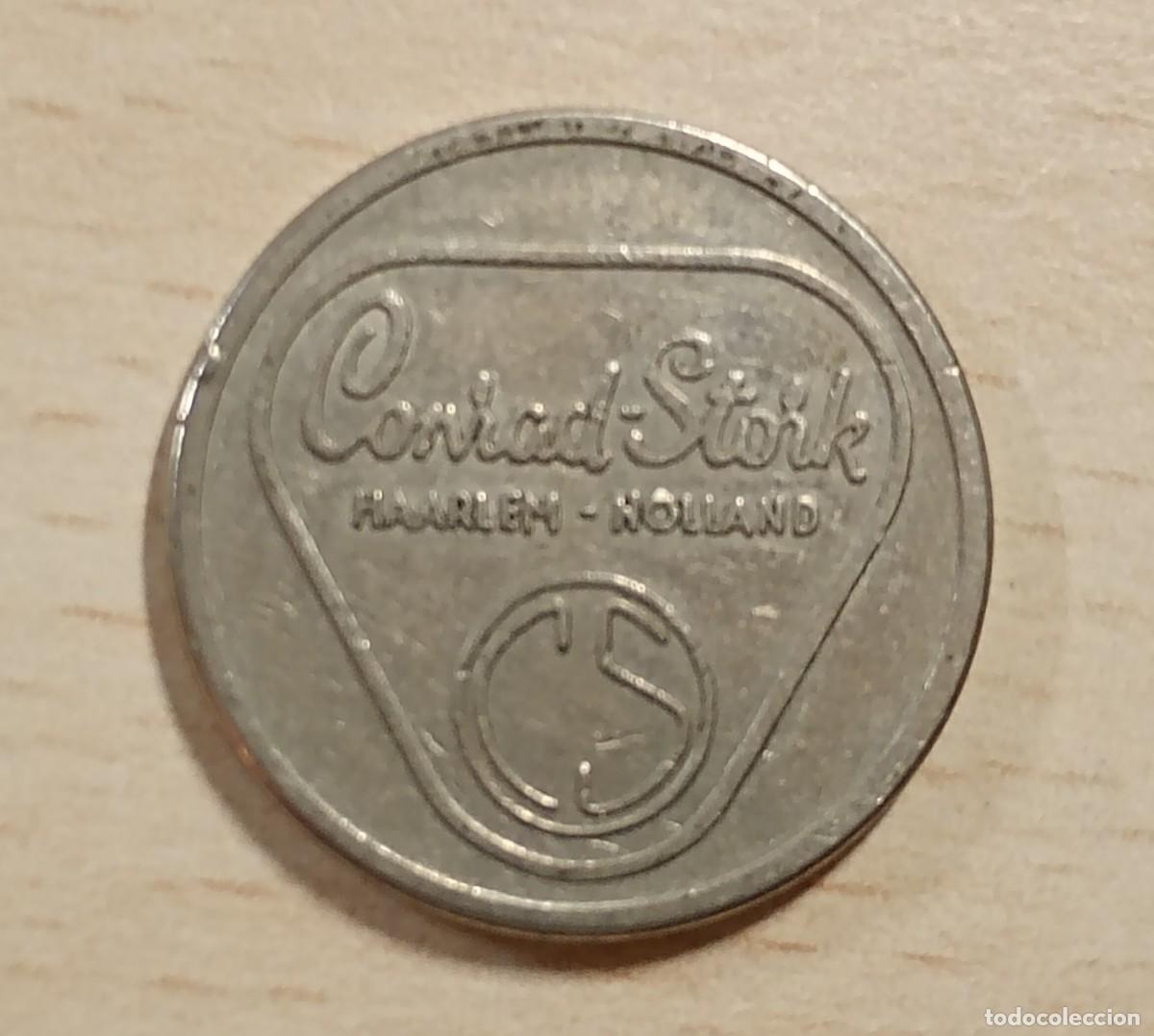 Monedas antiguas de Europa: HAARLEM HOLLAND. CONRAD STORK, FICHA COMERCIAL?