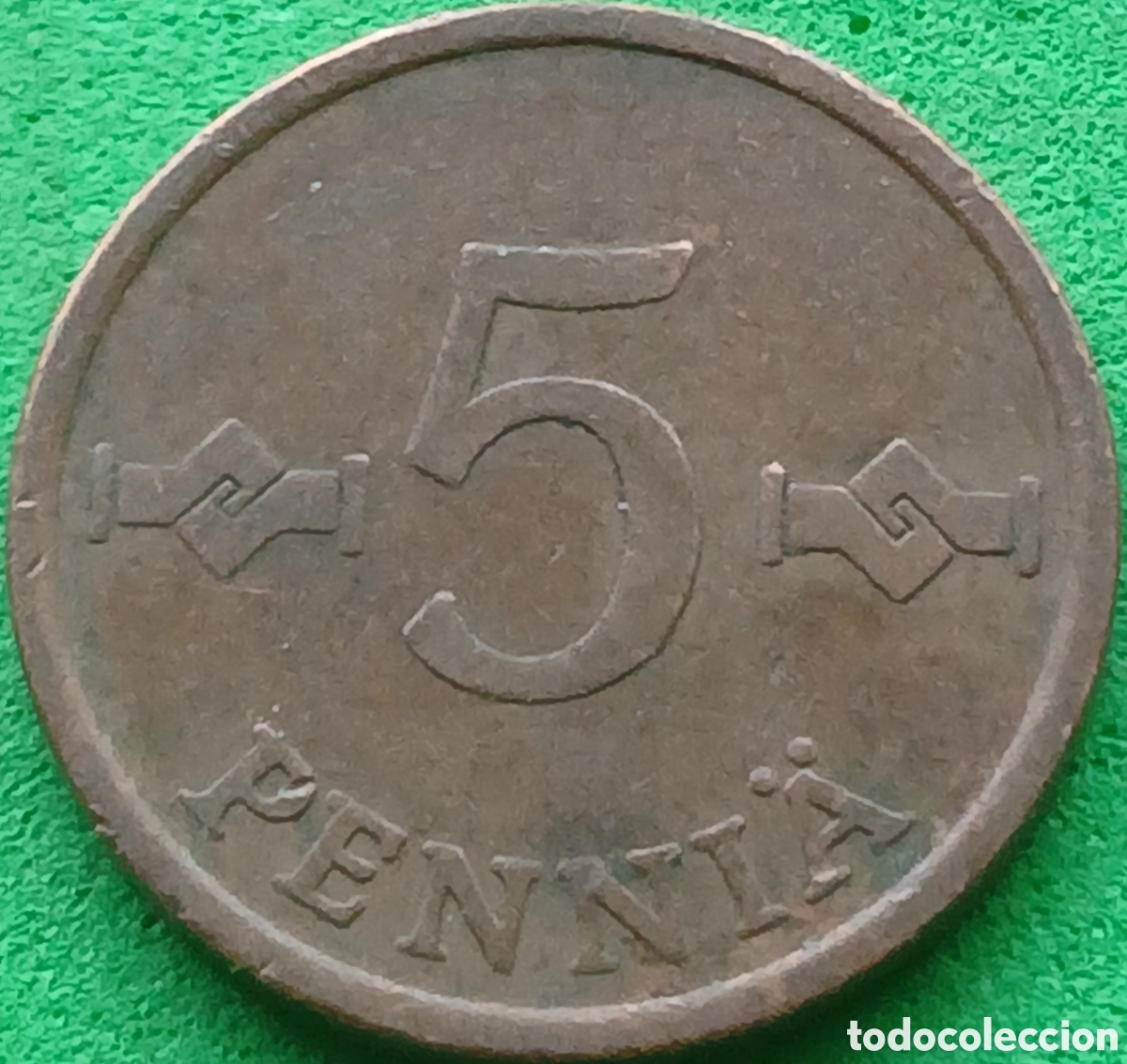 Monedas antiguas de Europa: Finlandia 5 pennia 1966 km#45