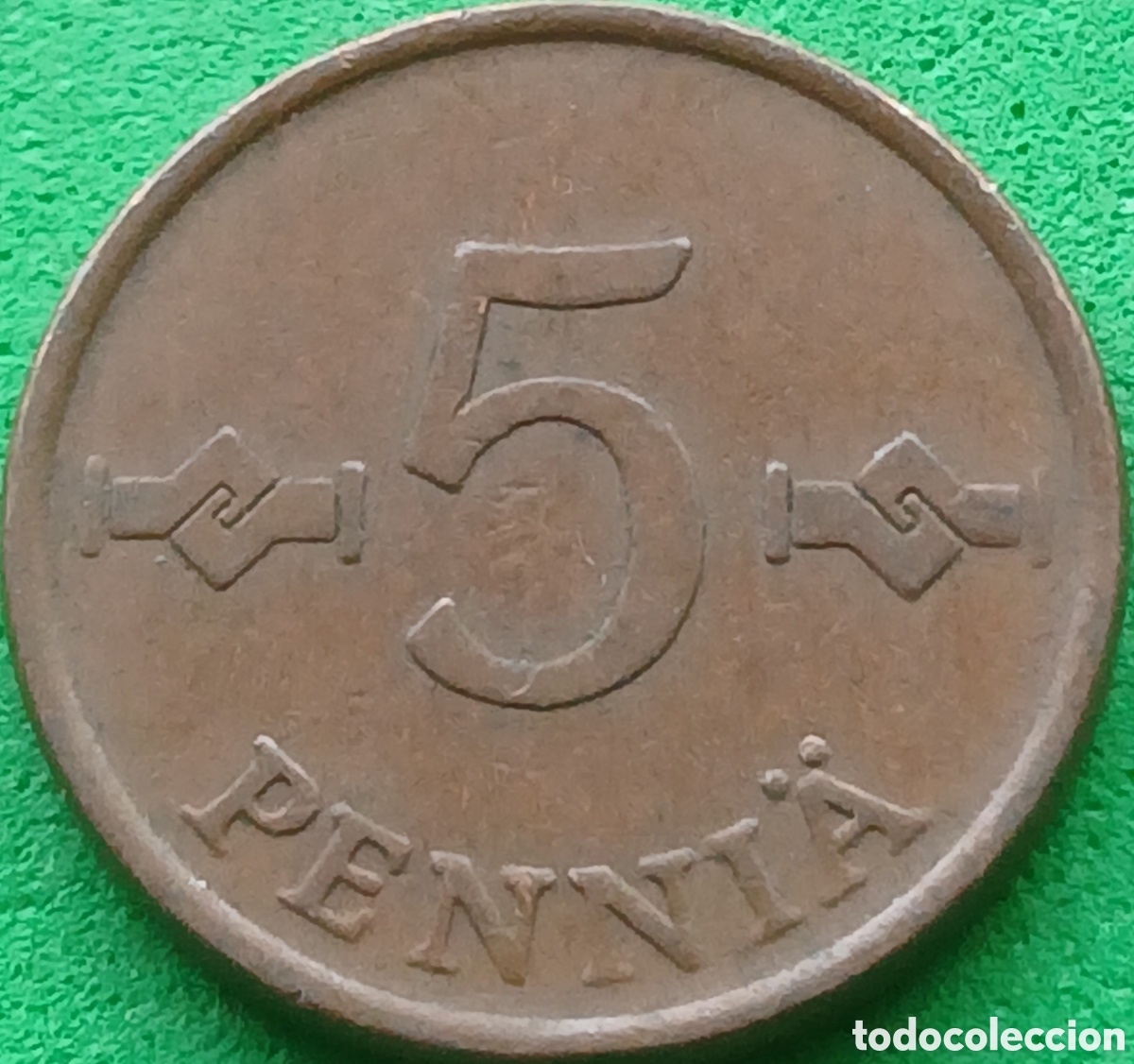 Monedas antiguas de Europa: Finlandia 5 pennia 1963 km#45