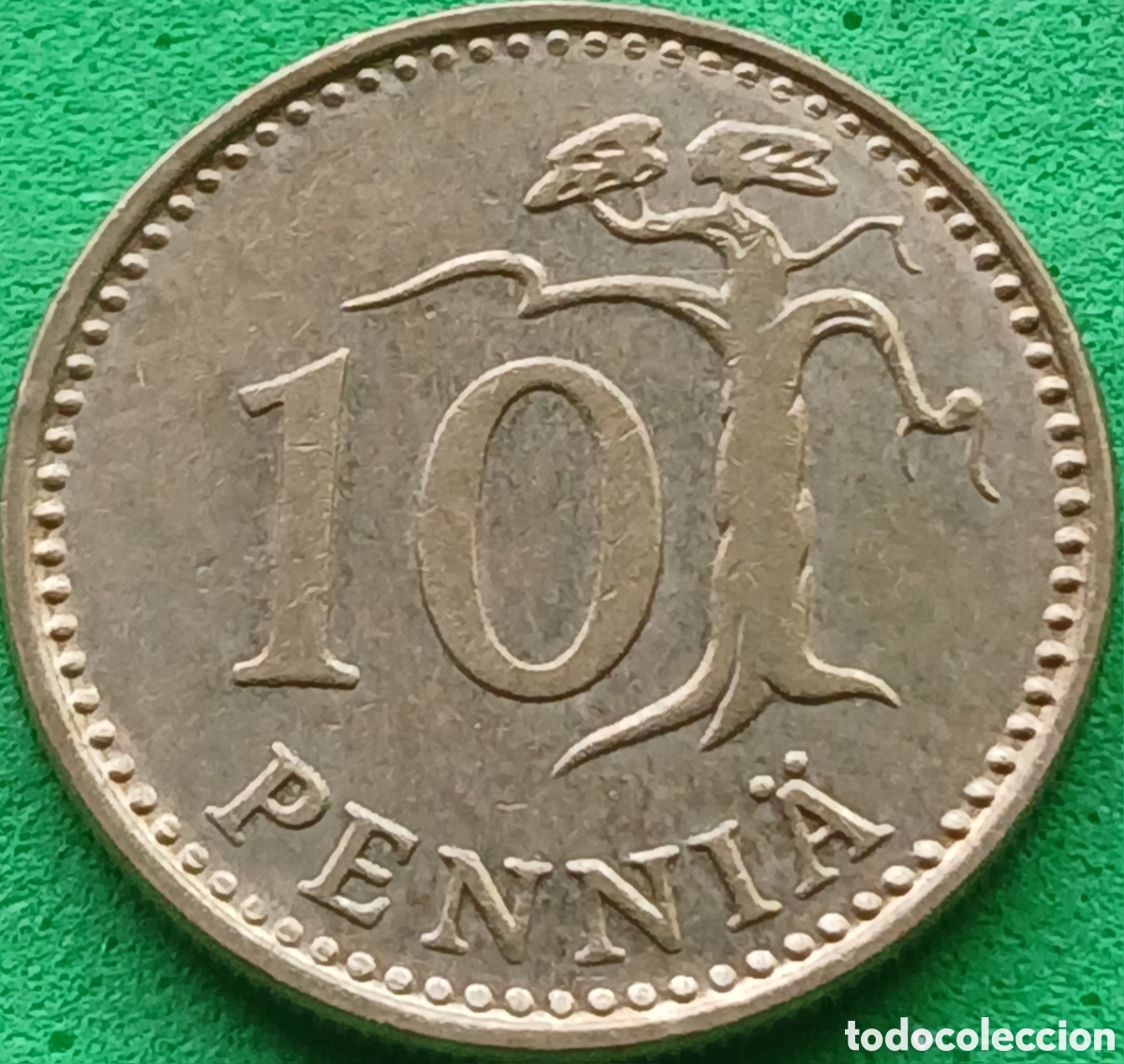 Monedas antiguas de Europa: Finlandia 10 pennia 1982 km#46