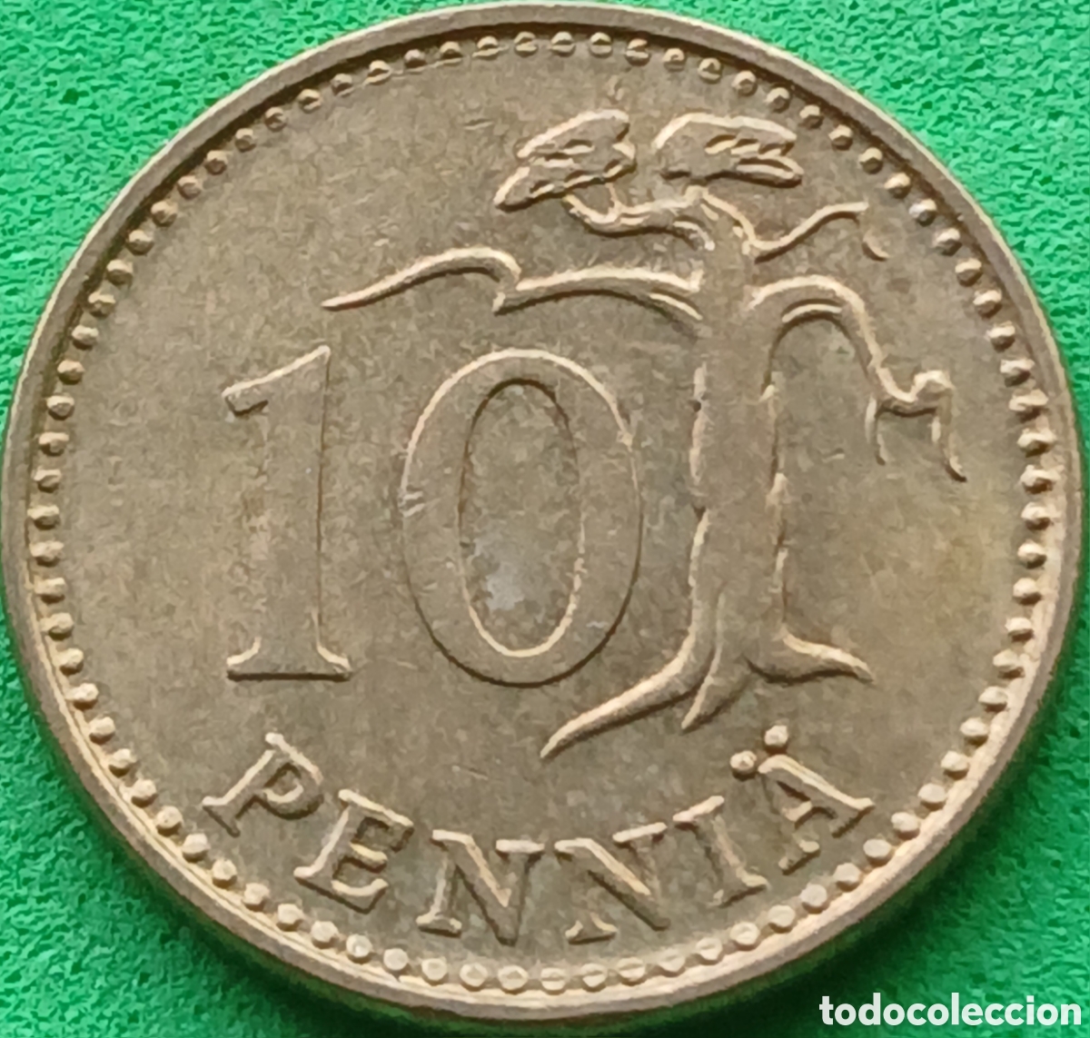 Monedas antiguas de Europa: Finlandia 10 pennia 1976 km#46