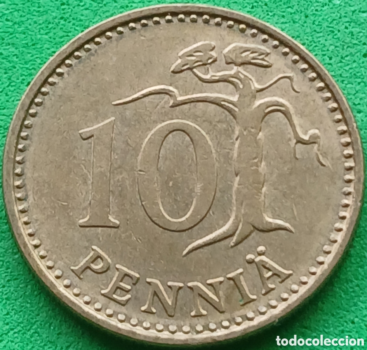 Monedas antiguas de Europa: Finlandia 10 pennia 1975 km#46