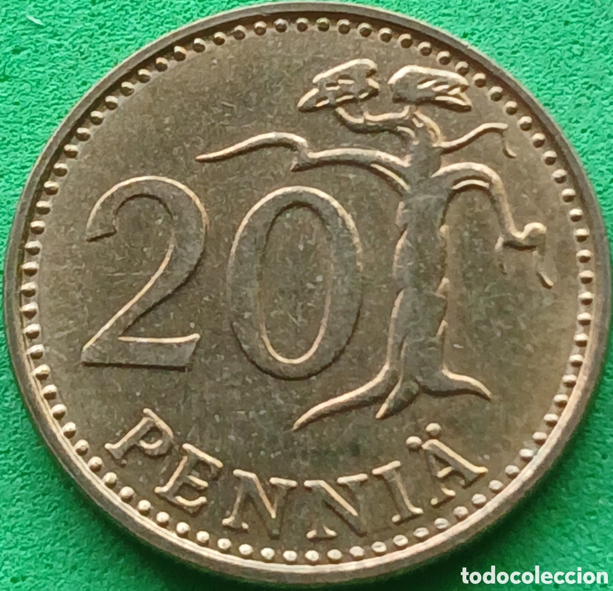Monedas antiguas de Europa: Finlandia 20 pennia 1989 km#47