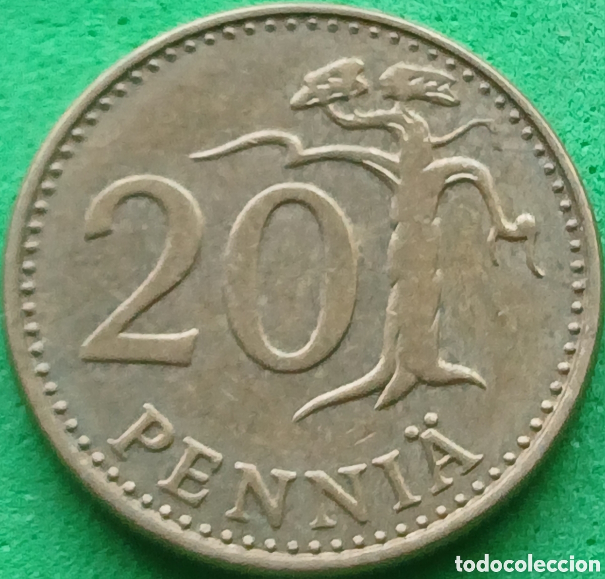 Monedas antiguas de Europa: Finlandia 20 pennia 1984 km#47