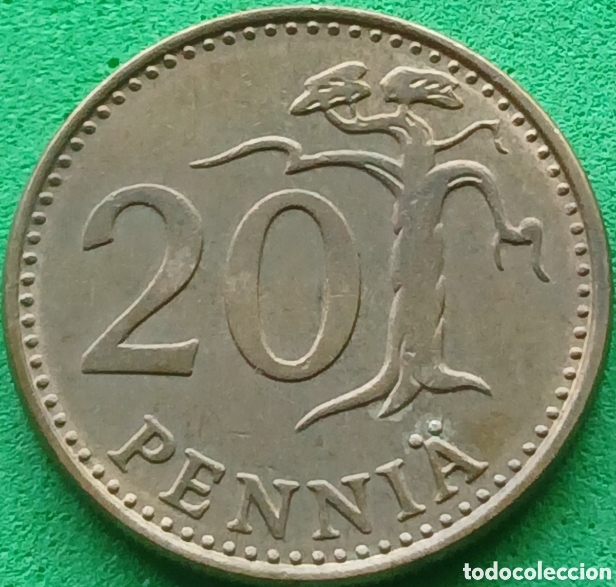 Monedas antiguas de Europa: Finlandia 20 pennia 1981 km#47