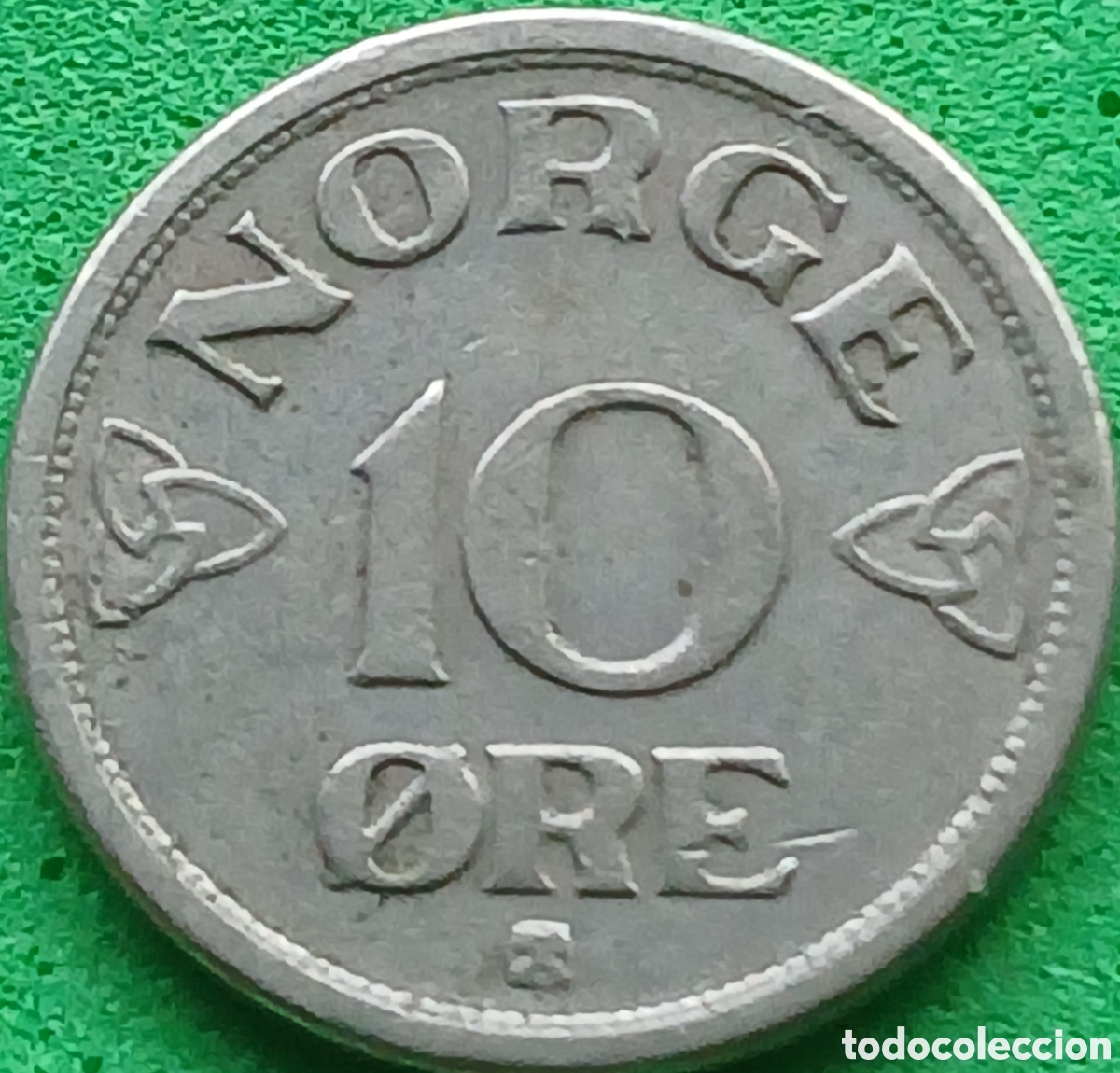 Monedas antiguas de Europa: Noruega 10 ore 1952 km#396