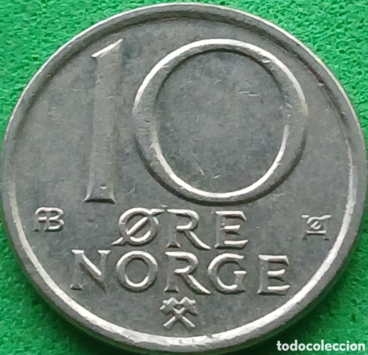 Monedas antiguas de Europa: Noruega 10 ore 1978 km#416