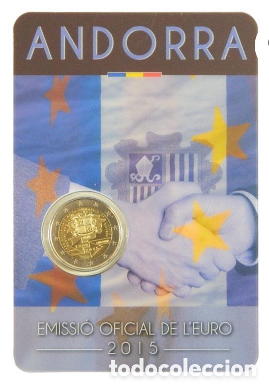Monedas antiguas de Europa: Andorra 2015 2 euros Aduana