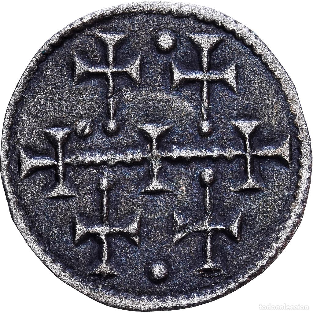 Monedas antiguas de Europa: [#139596] Hungr&iacute;a, Stephen III, Denarius, 1162-1172, Plata, EBC