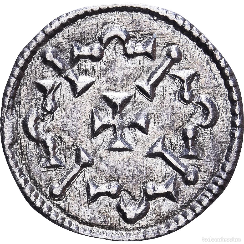 Monedas antiguas de Europa: [#139592] Hungr&iacute;a, Geza II, Denarius, 1141-1162, Plata, EBC