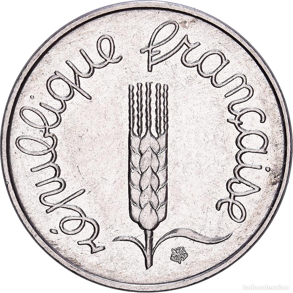 Monedas antiguas de Europa: [#139933] Francia, 1 Centime, &Eacute;pi, 1991, MDP, Coin alignment, Acero inoxidable, SC