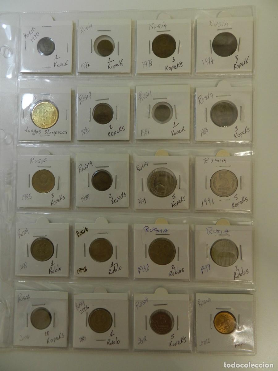 Monedas antiguas de Europa: Lote de monedas de Rusia
