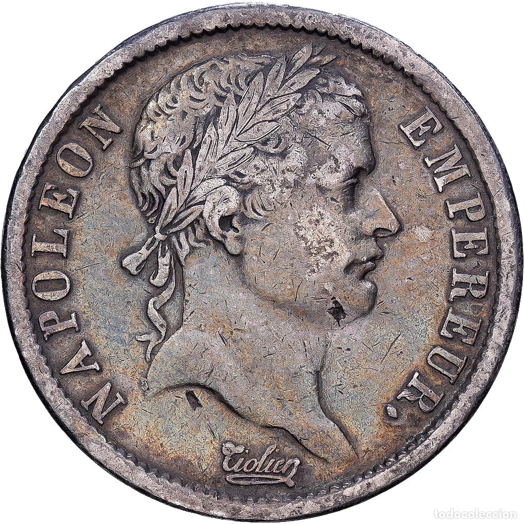 Monedas antiguas de Europa: [#139747] Francia, Napoleon I, 2 Francs, 1808, Paris, Plata, MBC, Gadoury:500