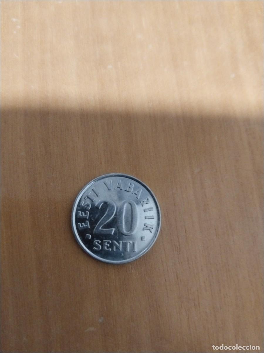Monedas antiguas de Europa: Moneda 20 senti Estonia