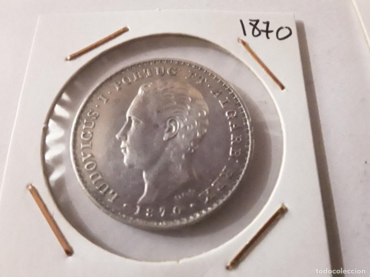 Monedas antiguas de Europa: PORTUGAL - 500 REIS DE PLATA LUIS I A&Ntilde;O 1870.
