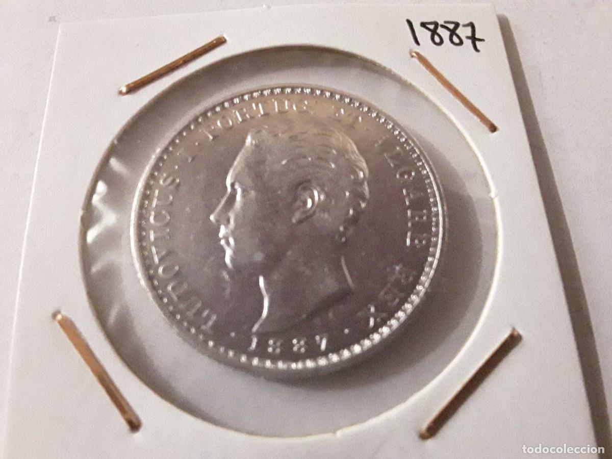 Monedas antiguas de Europa: PORTUGAL - 500 REIS DE PLATA LUIS I A&Ntilde;O 1887.