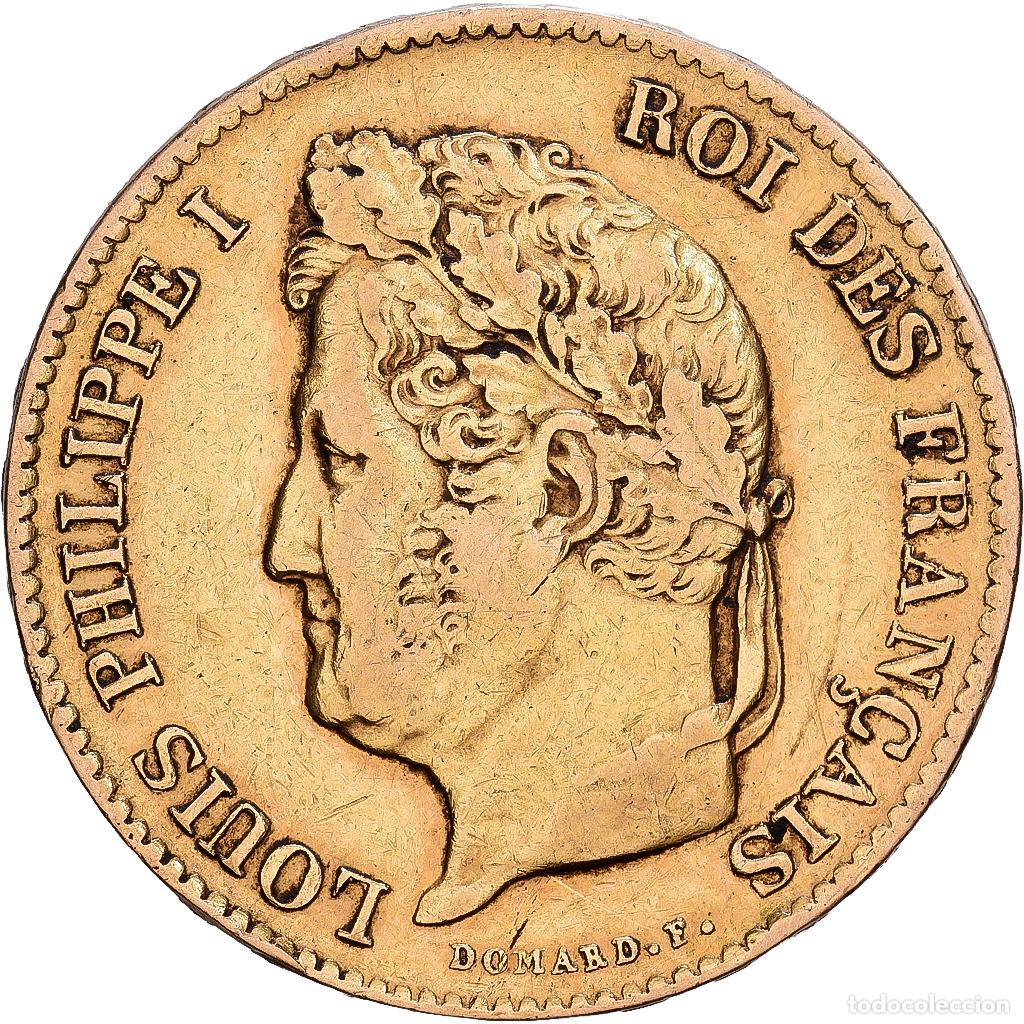 Monnaies anciennes de Europe: [#1540020] Francia, 40 Francs, Louis-Philippe, 1834, Paris, Oro, BC+, KM:747.1