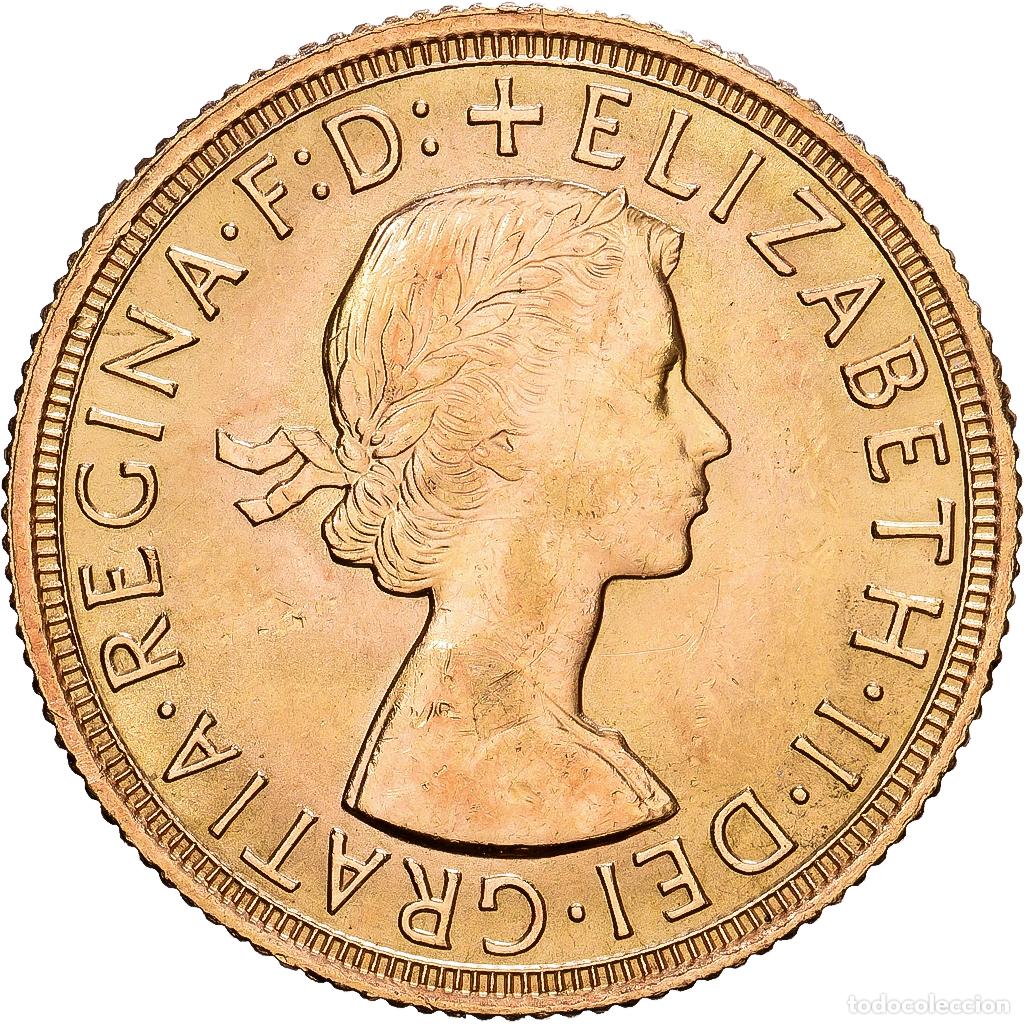 Monnaies anciennes de Europe: [#1540038] Gran Breta&ntilde;a, Sovereign, 1962, London, Oro, EBC, KM:908