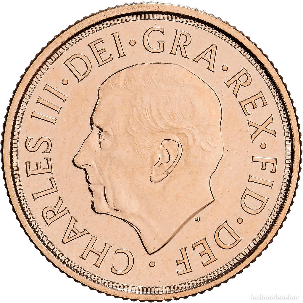 Monnaies anciennes de Europe: [#1540018] Gran Breta&ntilde;a, Charles III, Sovereign, 2022, Oro, FDC