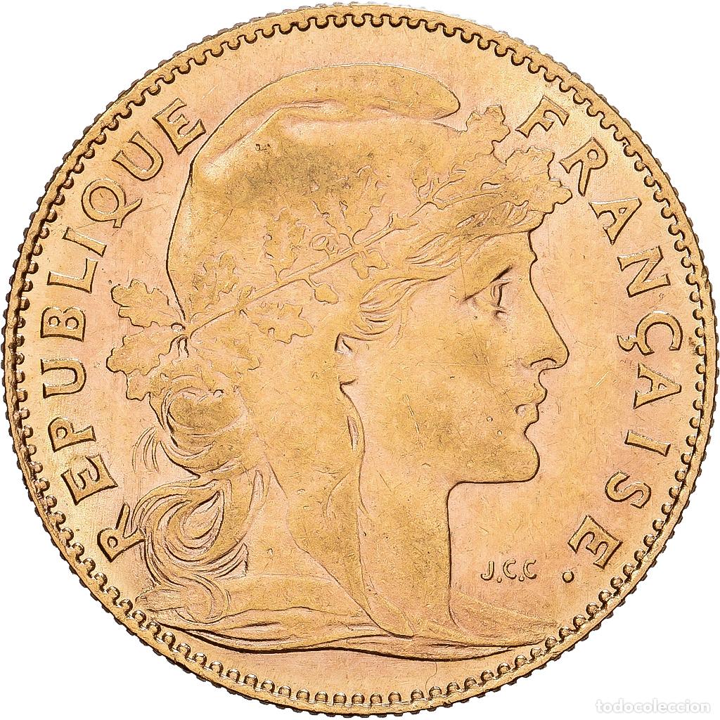 Monnaies anciennes de Europe: [#1540027] Francia, 10 Francs, Marianne, 1911, Paris, Oro, MBC+, KM:846