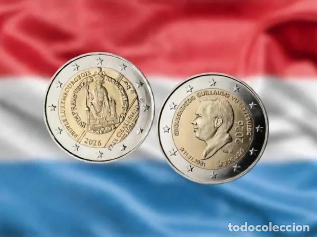 Monedas antiguas de Europa: 2 euros LUXEMBURGO 2026 - las 2 MONEDAS