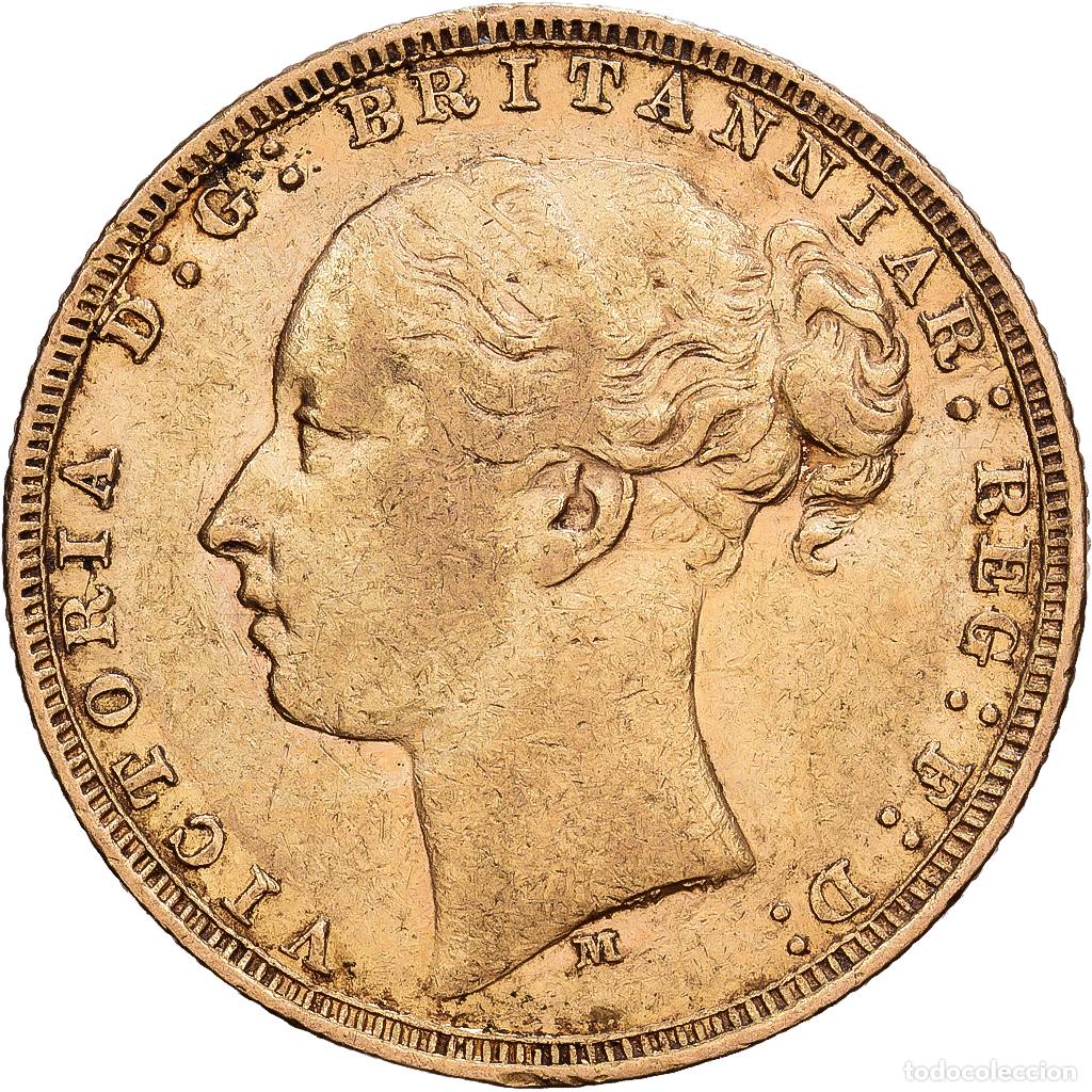 Monedas antiguas de Europa: [#1540059] Gran Breta&ntilde;a, Victoria, Sovereign, 1880, Oro, MBC, KM:752