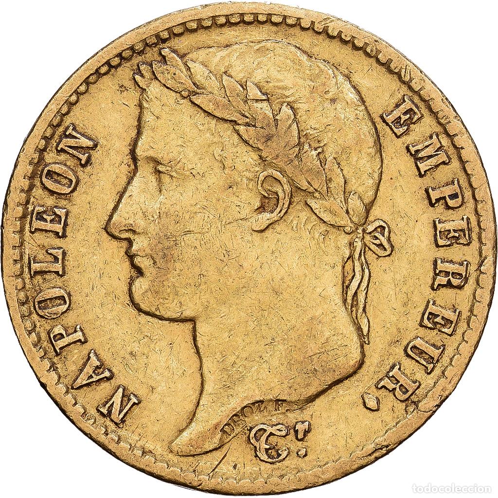 Monedas antiguas de Europa: [#1540058] Francia, 20 Francs, Napol&eacute;on I, 1811, Paris, Oro, BC+, KM:695.1
