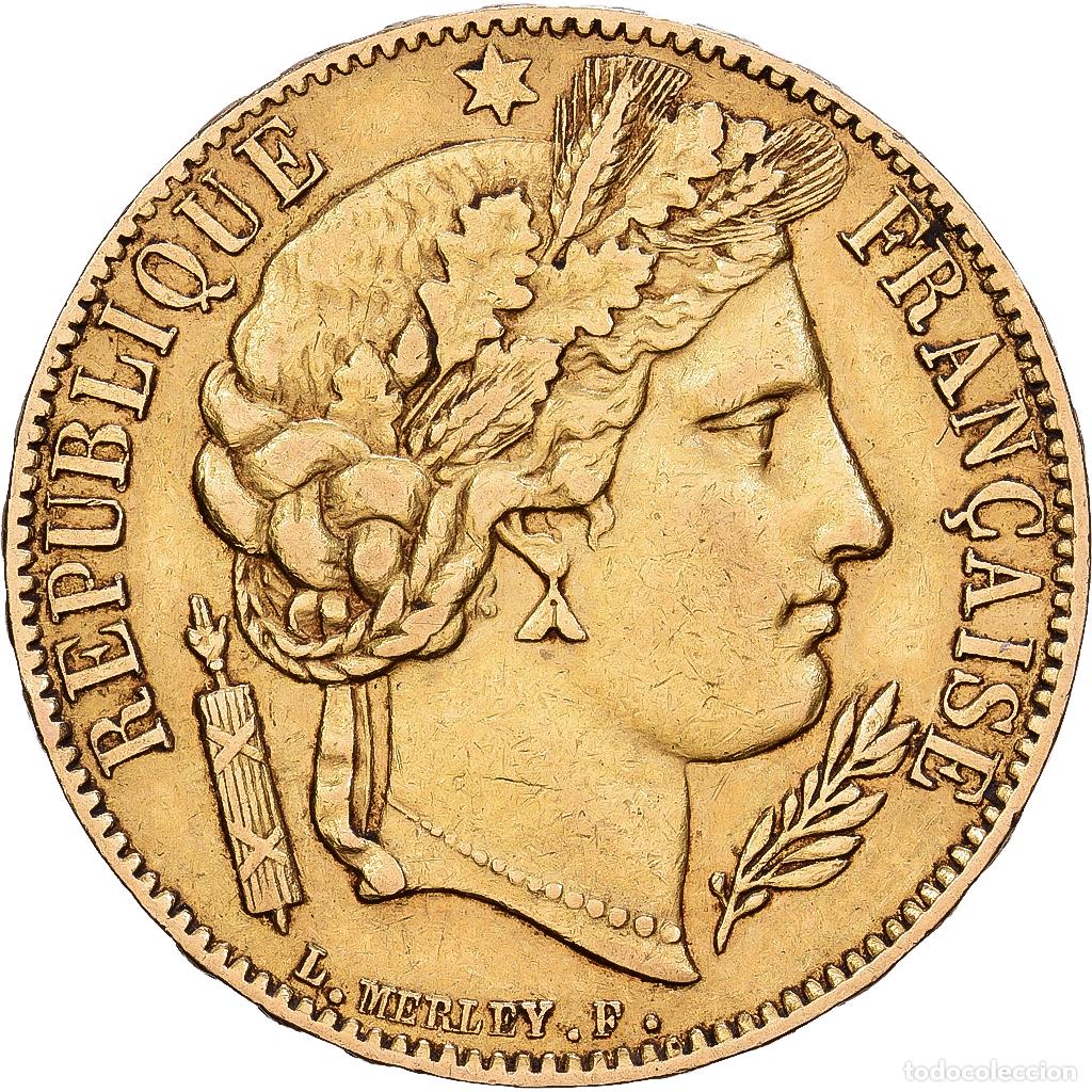 Monedas antiguas de Europa: [#1540007] Francia, 20 Francs, C&eacute;r&egrave;s, 1850, Paris, Oro, MBC, KM:762
