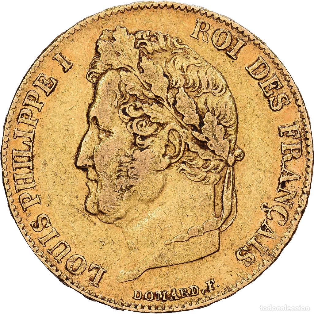 Monedas antiguas de Europa: [#1540008] Francia, 20 Francs, Louis-Philippe, 1840, Paris, Oro, MBC, KM:750.1