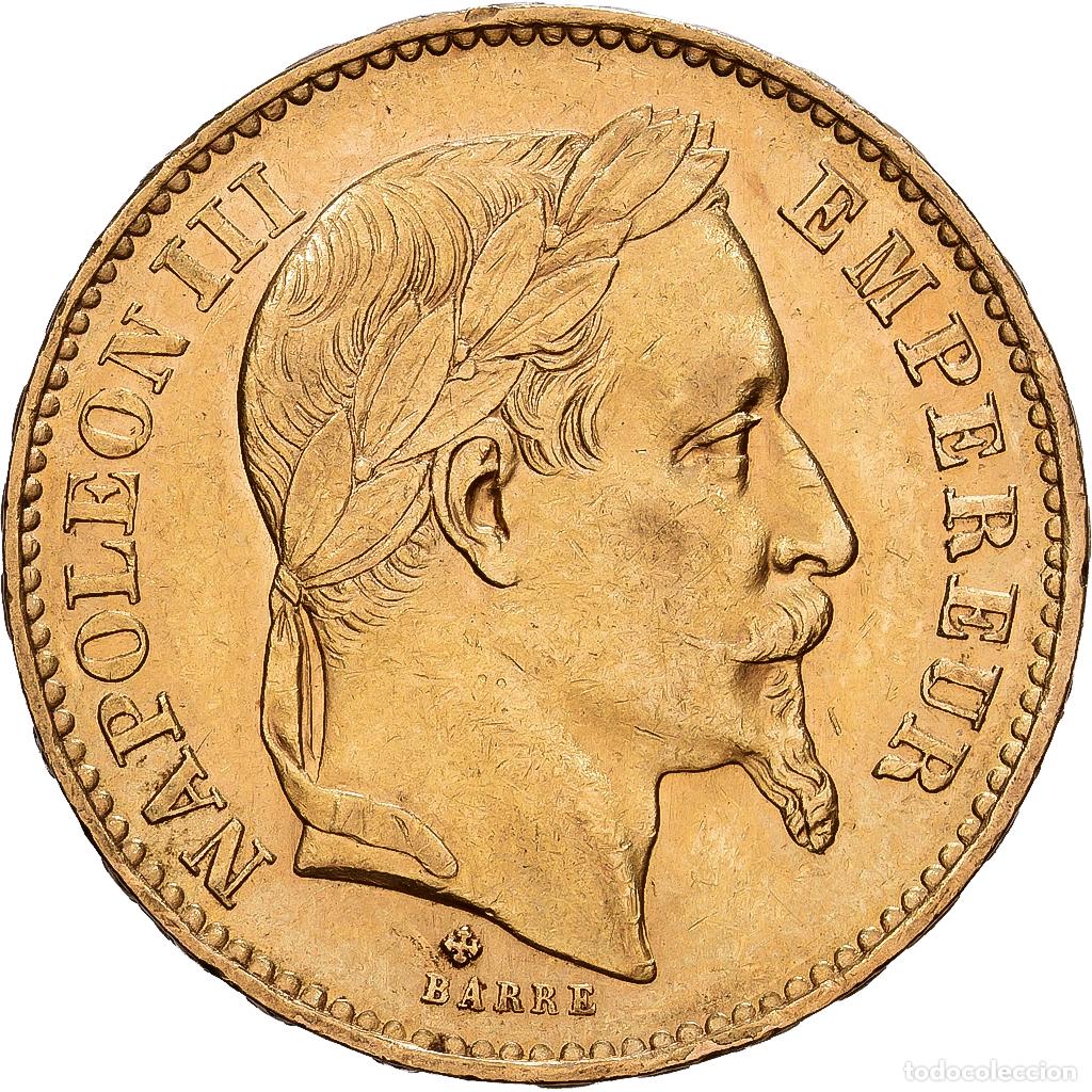 Monedas antiguas de Europa: [#1540073] Francia, Napoleon III, 20 Francs, Napol&eacute;on III, 1870, Strasbourg, Oro, EBC