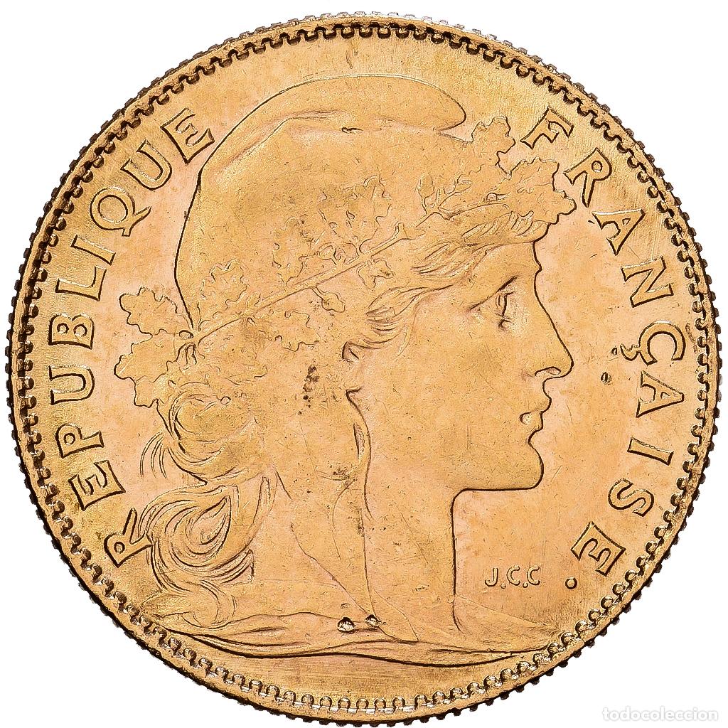 Monedas antiguas de Europa: [#1540025] Francia, 10 Francs, Marianne, 1910, Paris, Oro, MBC+, KM:846