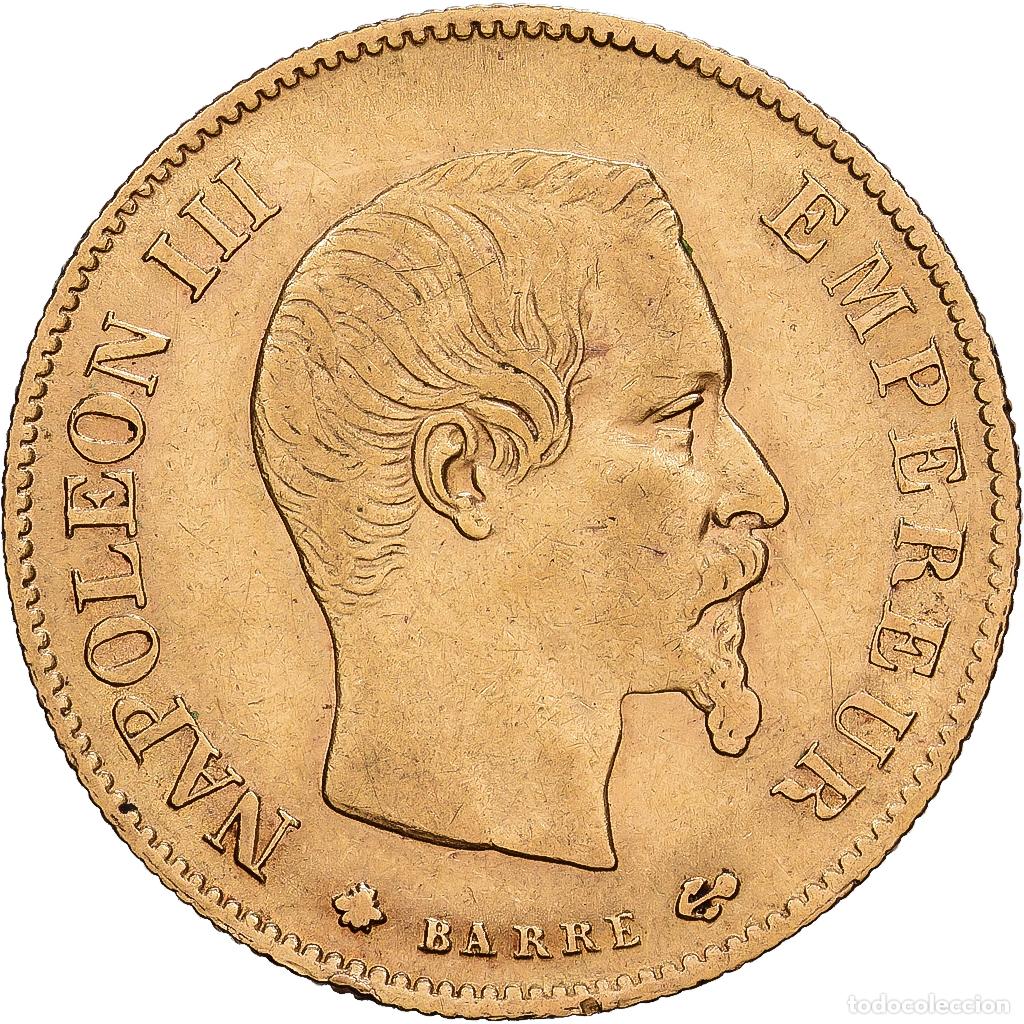 Monedas antiguas de Europa: [#1540064] Francia, Napoleon III, 10 Francs, Napol&eacute;on III, 1860, Strasbourg, Oro, MBC+