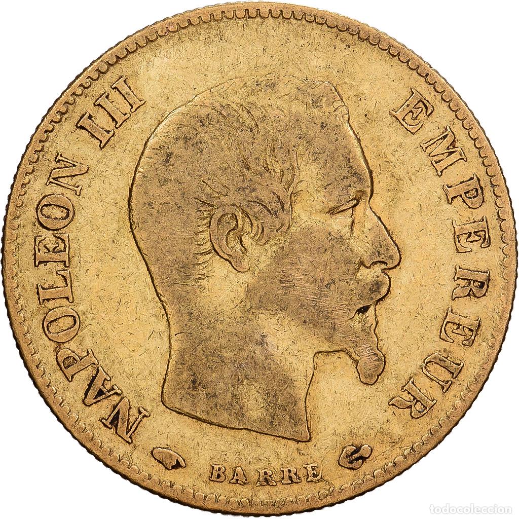 Monedas antiguas de Europa: [#1540035] Francia, Napoleon III, 10 Francs, Napol&eacute;on III, 1860, Paris, Oro, BC+, KM:784.3