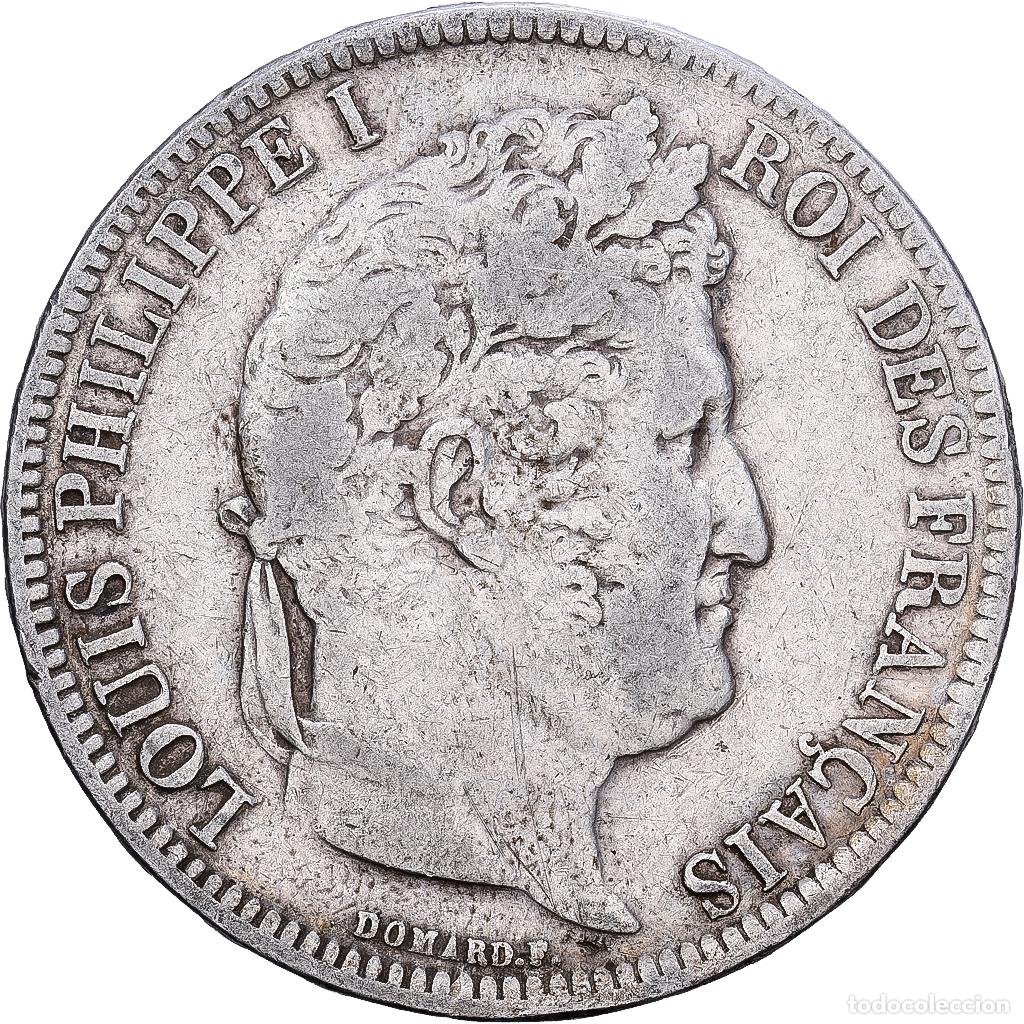 Monedas antiguas de Europa: [#1540082] Francia, 5 Francs, Louis-Philippe, 1831, Perpignan, Plata, BC, KM:745.11