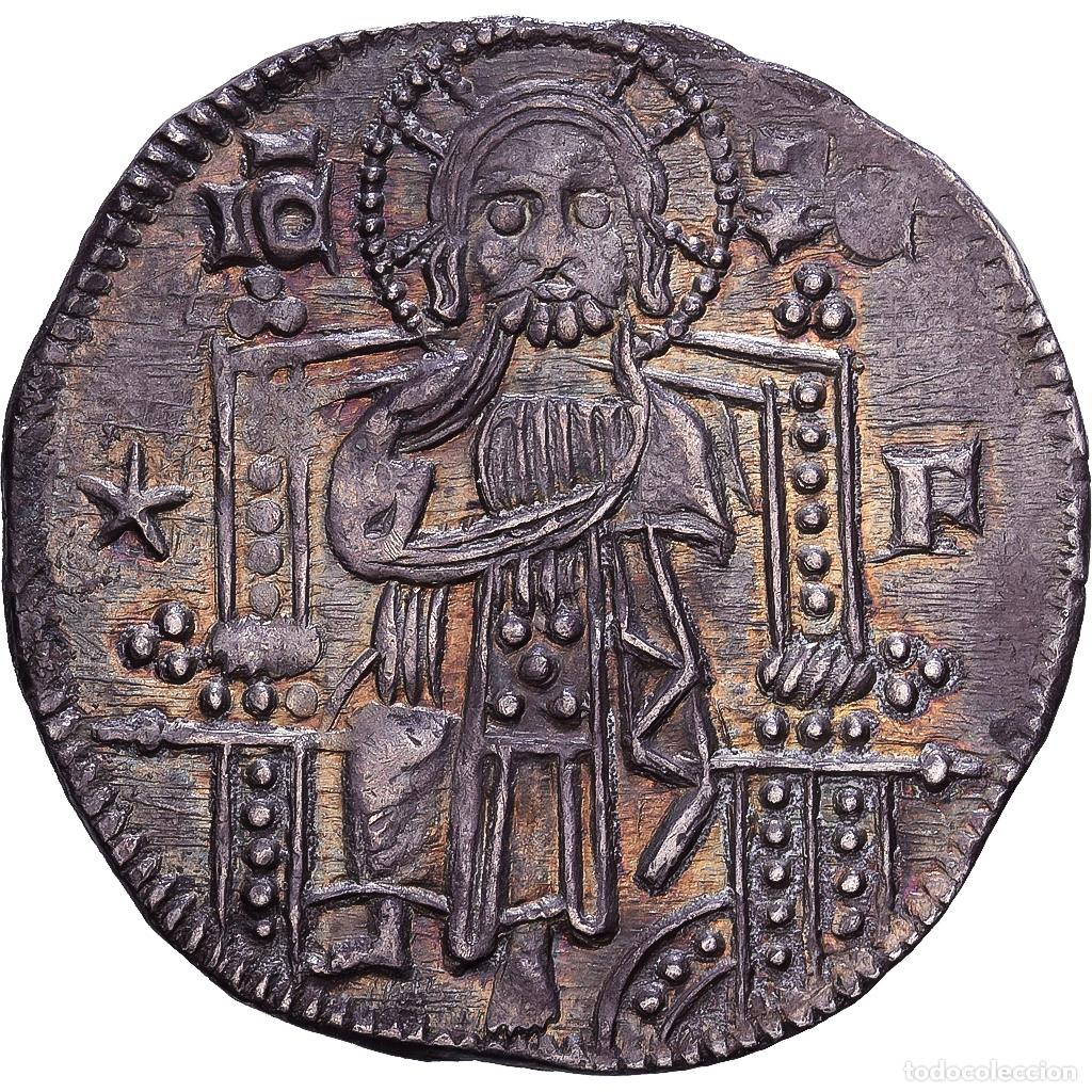 Monedas antiguas de Europa: [#139642] Rep&uacute;blica de Venecia, Andrea Contarini (1368-1382), Grosso Matapan, 1367-1382