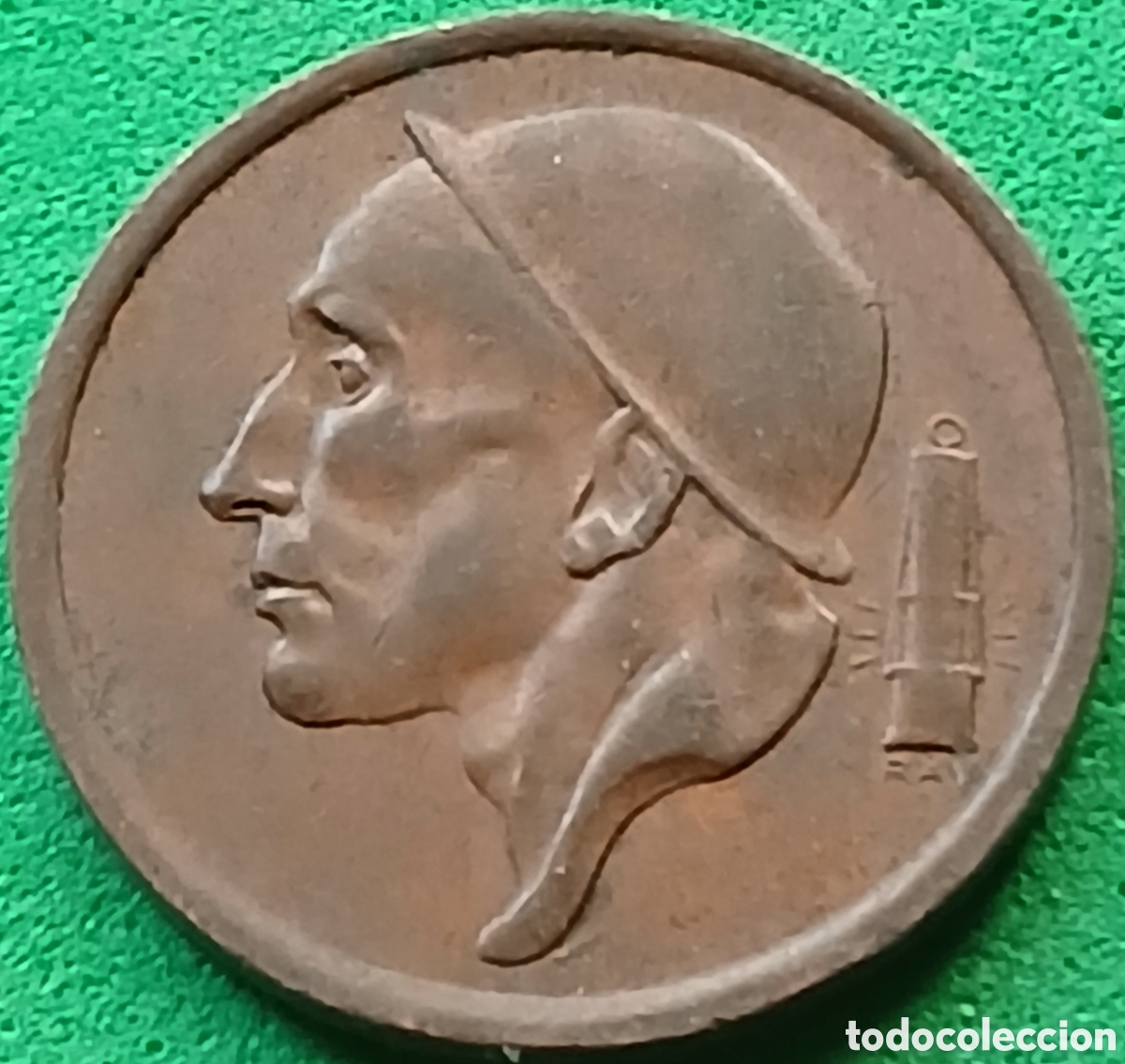 Monedas antiguas de Europa: B&eacute;lgica 20 c&eacute;ntimos 1953 km#146 Belgique