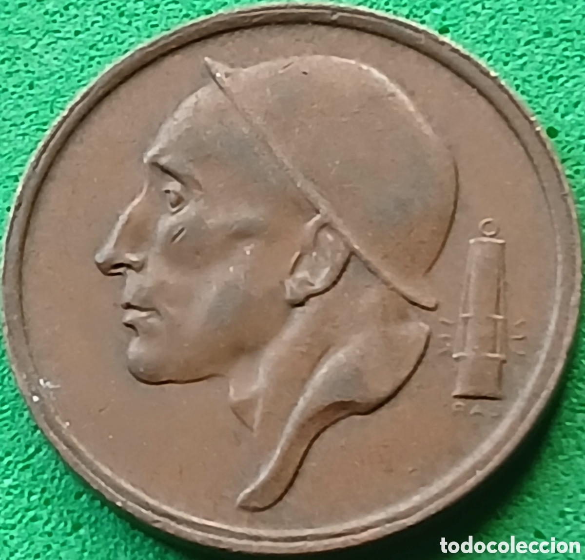 Monedas antiguas de Europa: B&eacute;lgica 20 c&eacute;ntimos 1959 km#146 Belgique