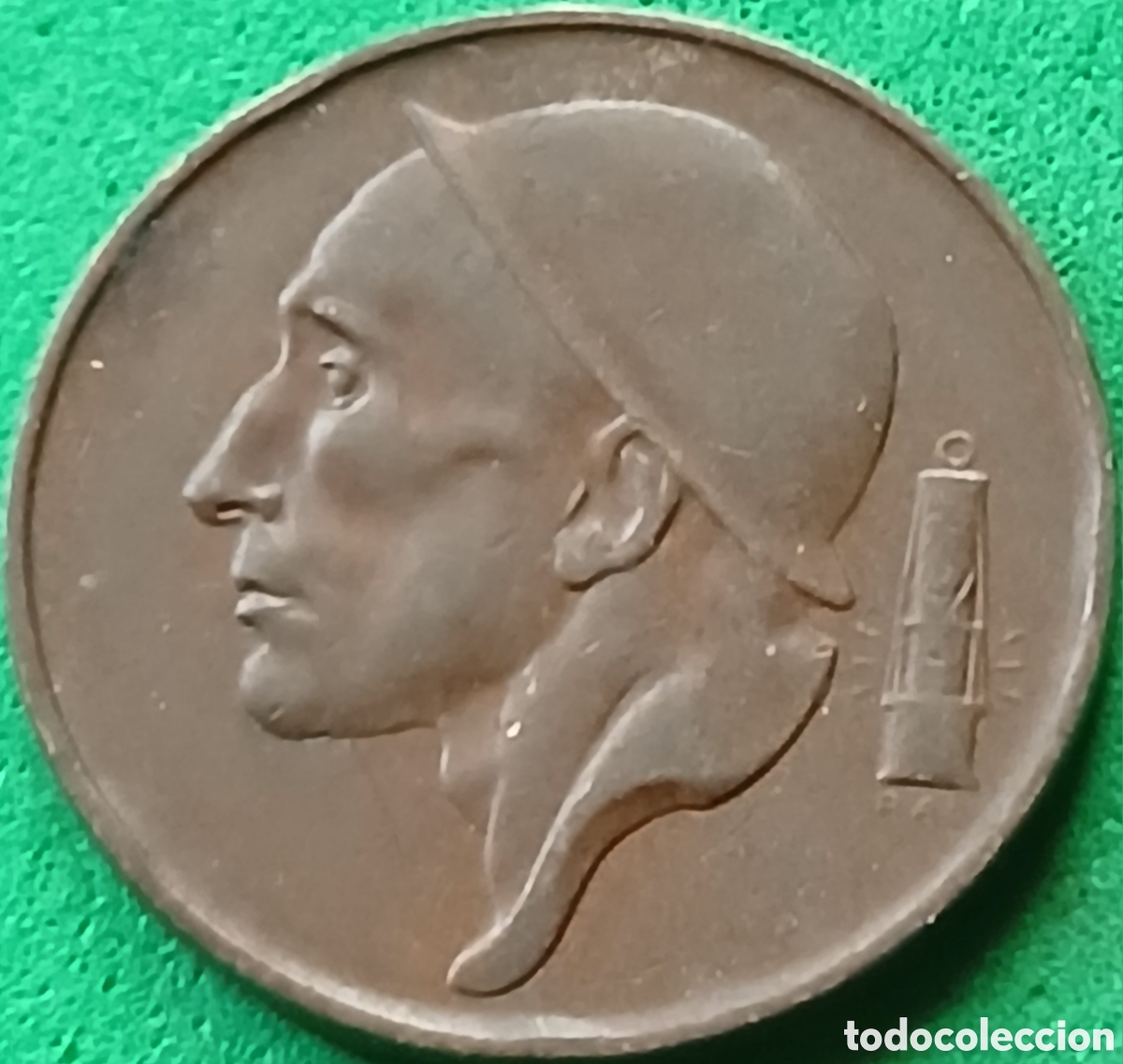 Monedas antiguas de Europa: B&eacute;lgica 50 c&eacute;ntimos 1952 km#145 Belgie