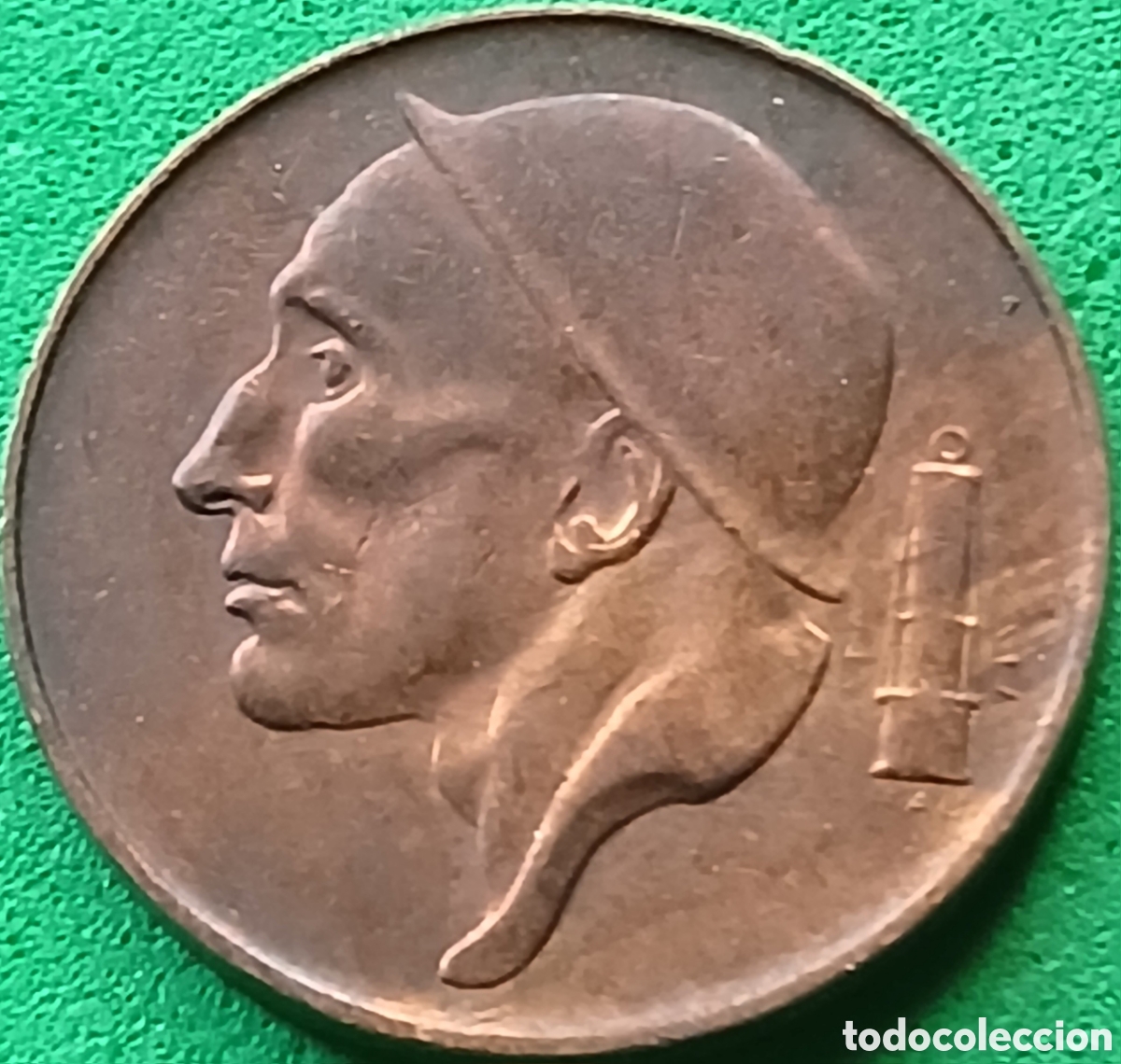 Monedas antiguas de Europa: B&eacute;lgica 50 c&eacute;ntimos 1953 km#145 Belgie