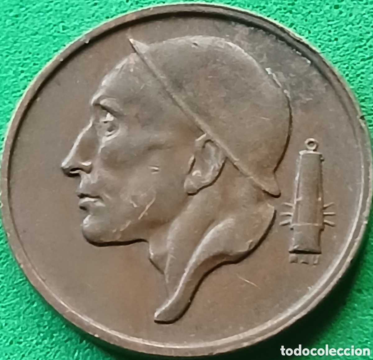 Monedas antiguas de Europa: B&eacute;lgica 50 c&eacute;ntimos 1955 km#144 Belgique