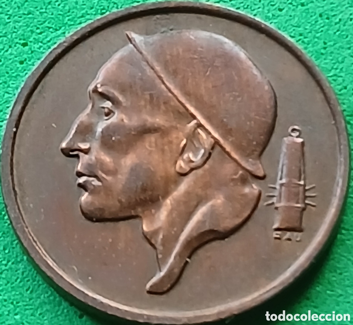 Monedas antiguas de Europa: B&eacute;lgica 50 c&eacute;ntimos 1957 km#149 Belgie