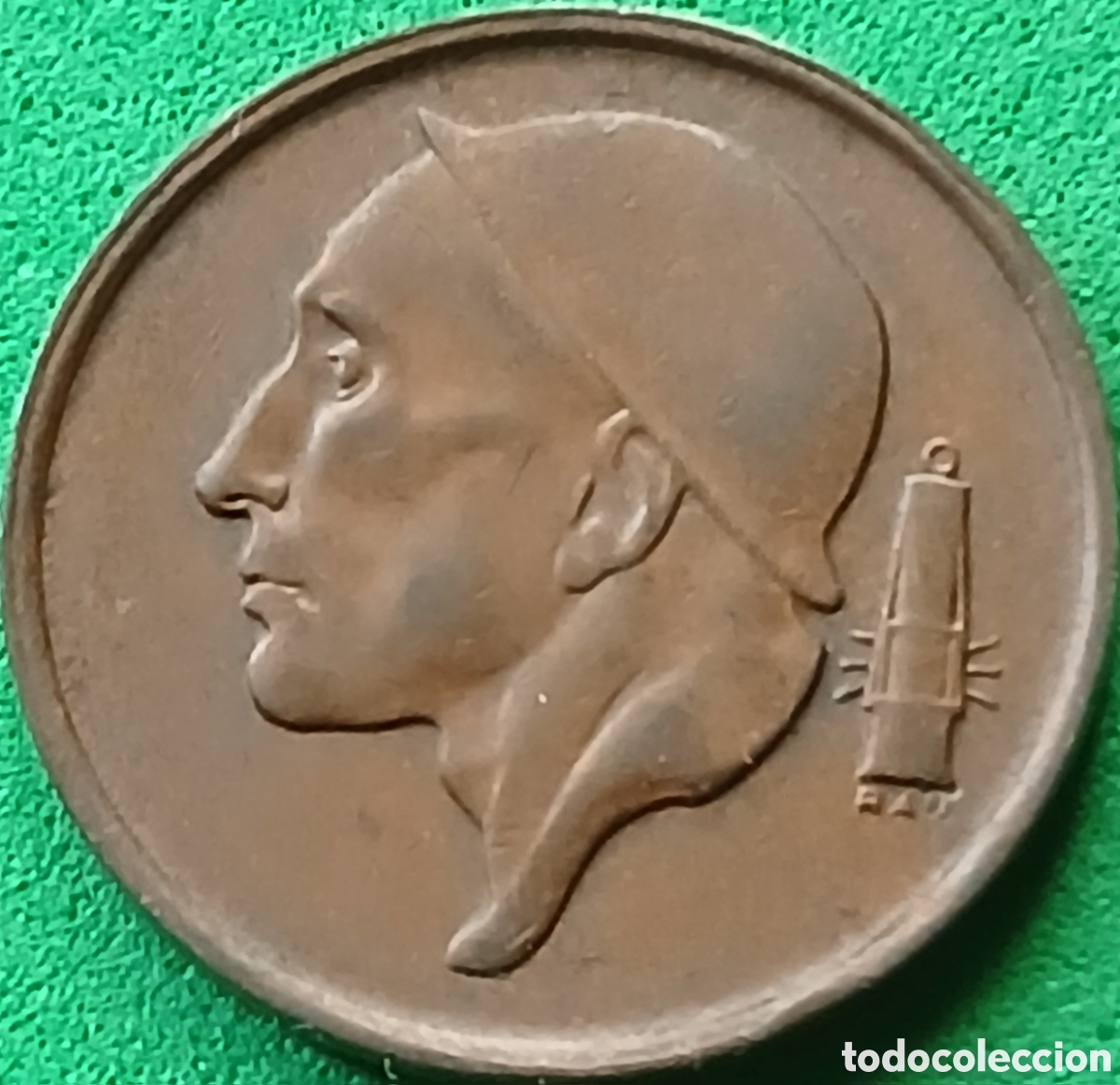 Monedas antiguas de Europa: B&eacute;lgica 50 c&eacute;ntimos 1964 km#148 Belgique