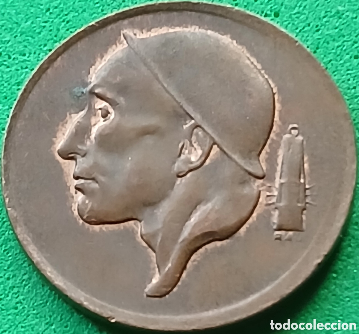 Monedas antiguas de Europa: B&eacute;lgica 50 c&eacute;ntimos 1965 km#149 Belgie