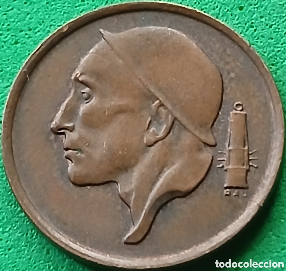 Monedas antiguas de Europa: B&eacute;lgica 50 c&eacute;ntimos 1965 km#148 Belgique