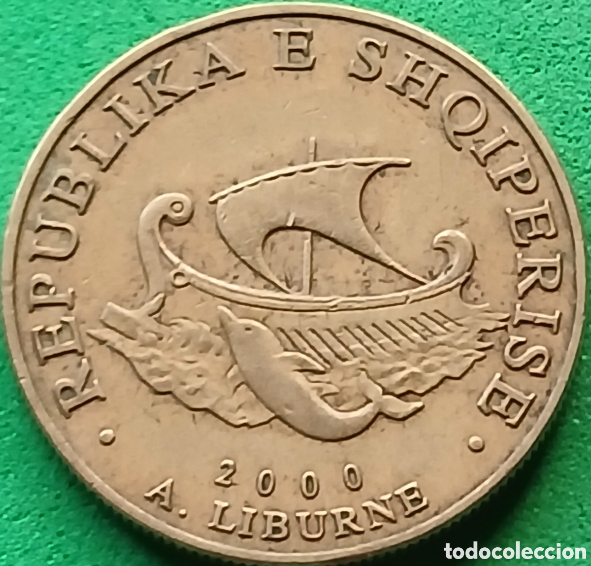 Monedas antiguas de Europa: Albania 20 leke 2000 km#78
