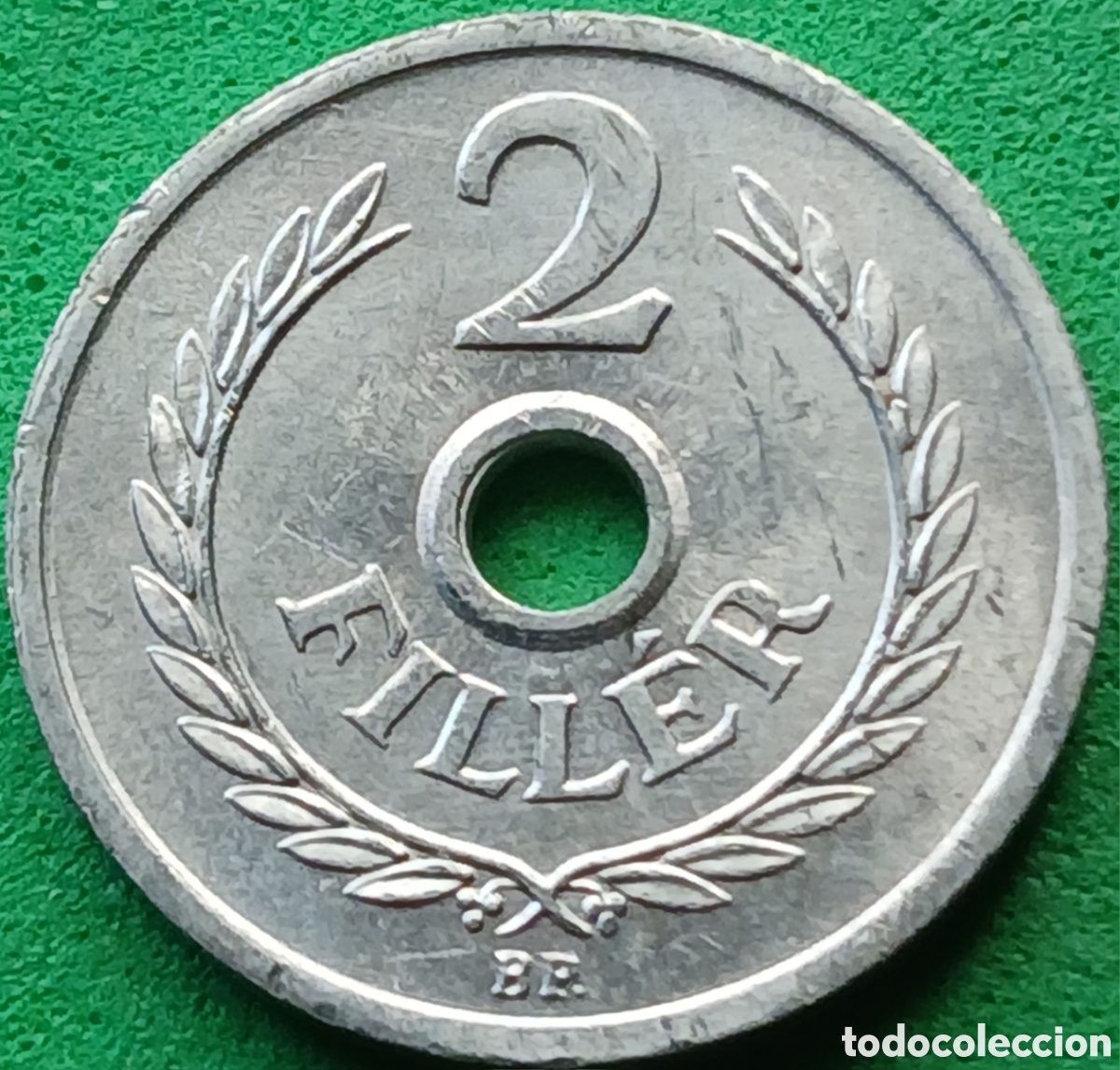 Monedas antiguas de Europa: Hungr&iacute;a 2 filler 1972 km#546