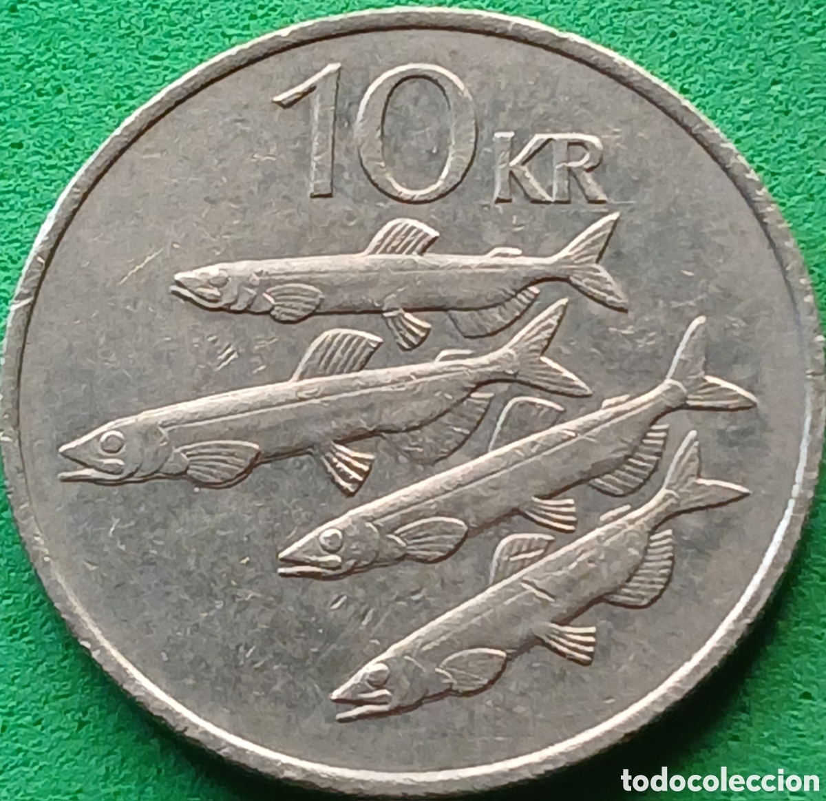 Monedas antiguas de Europa: Islandia 10 coronas 1984 km#29.1