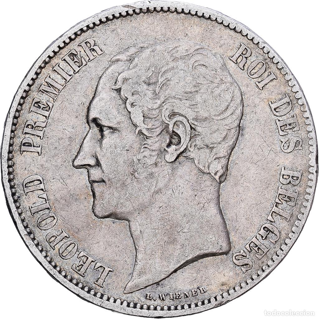 Monedas antiguas de Europa: [#1540080] B&eacute;lgica, Leopold I, 5 Francs, 5 Frank, 1850, Plata, MBC, KM:17