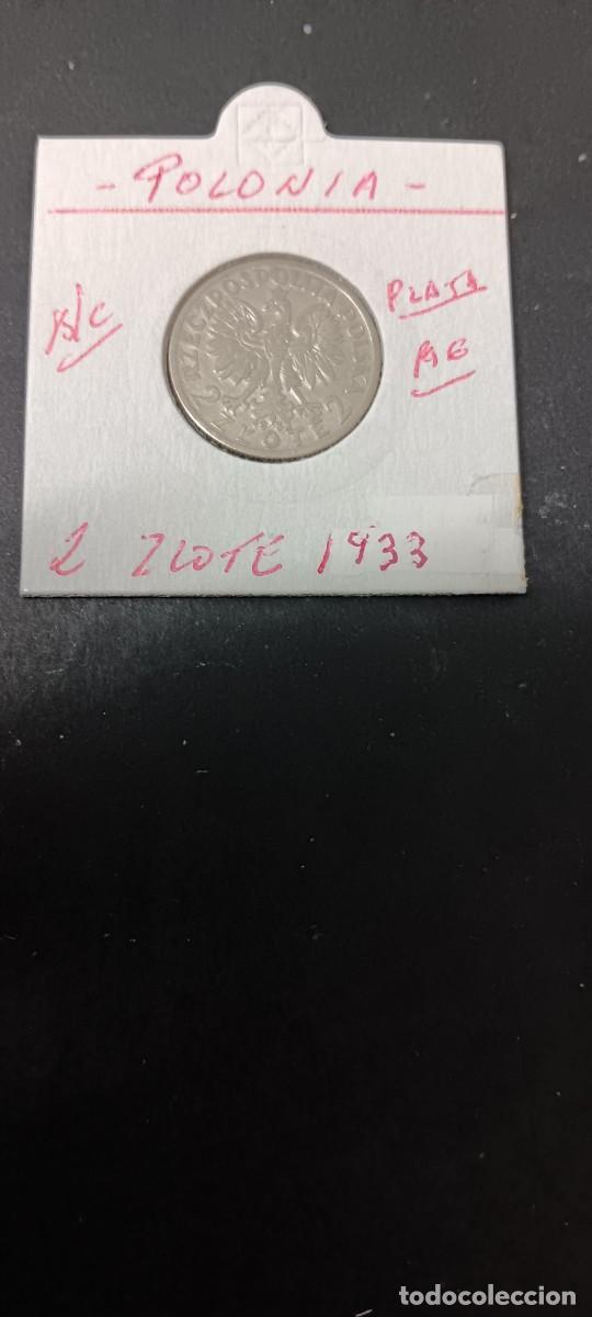 Monedas antiguas de Europa: POLONIA 2 ZLOTE 1933 BC KM=20 (PLATA)REINA JADWIGA